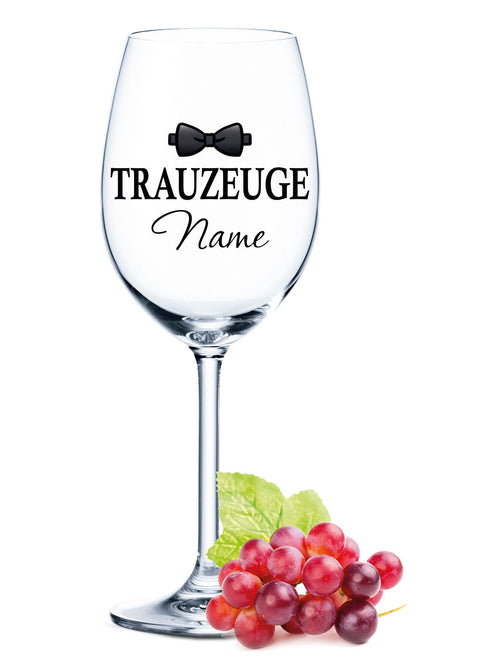 Leonardo Weinglas mit Gravur "Trauzeugin"